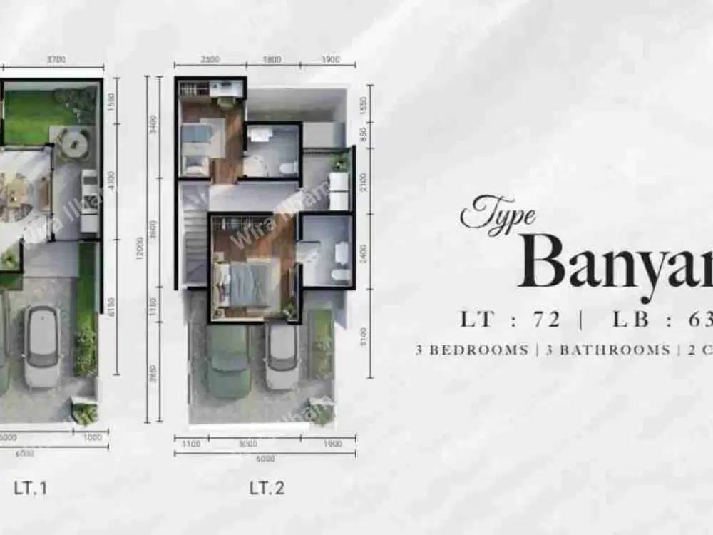New Type Cendana Residence Dekat Stasiun Rawabuntu Tangsel