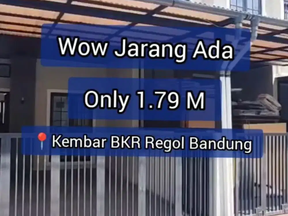 Wow MURAH BANGET Jarang ada Rumah di kembar BKR Regol dijual semurah ini