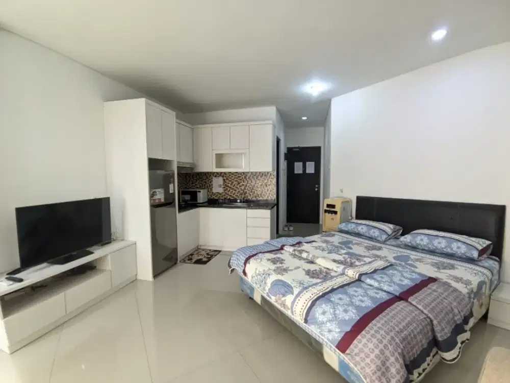 Disewakan apartemen studio nyaman dan strategis