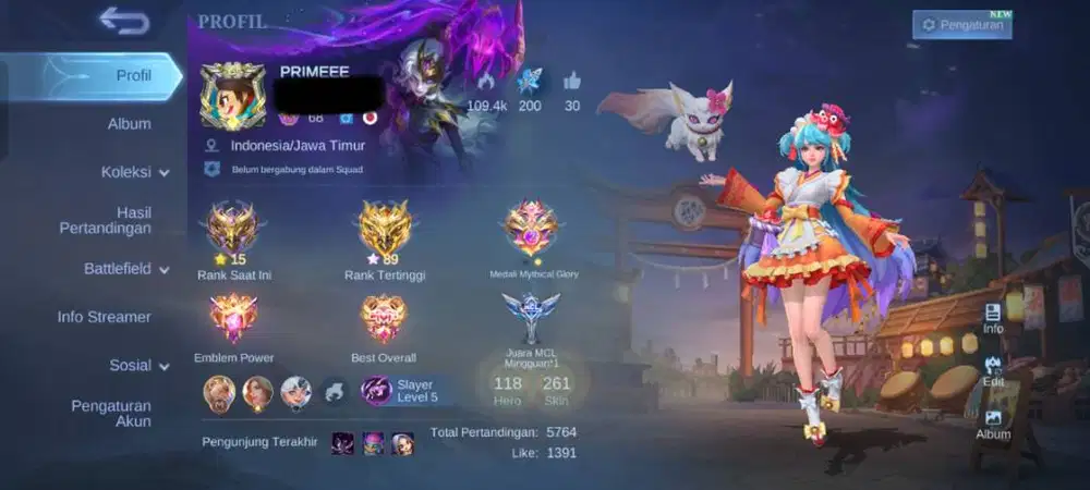 JUAL AKUN MOBILE LEGEND