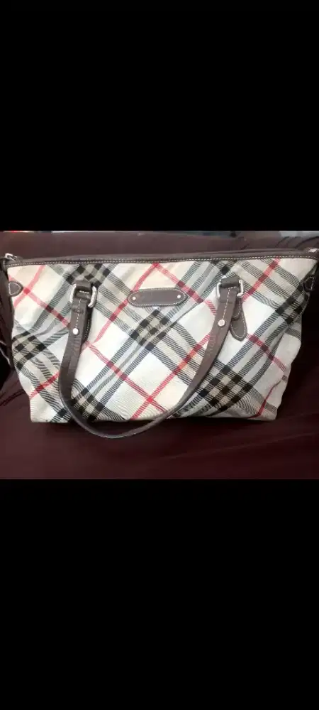Tas burberrys london blue label auth original