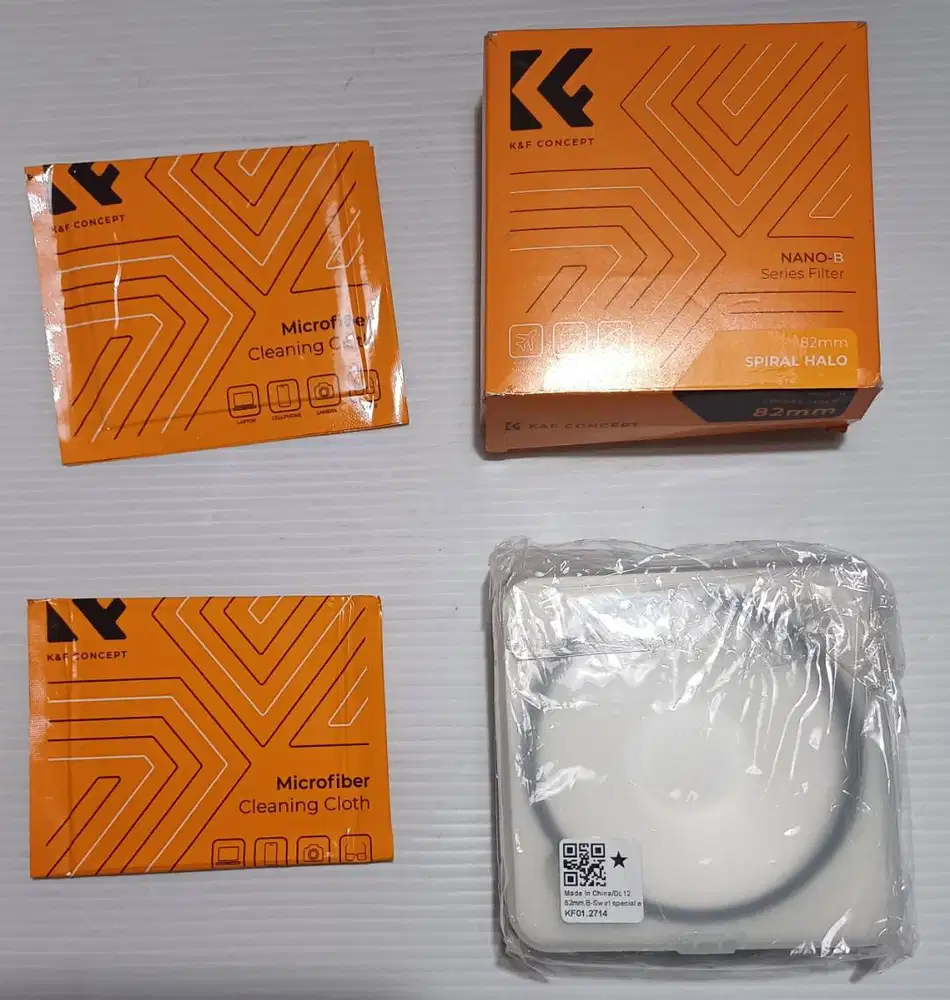 Filter Lensa Kamera K&F Concept Spiral Halo 82 mm