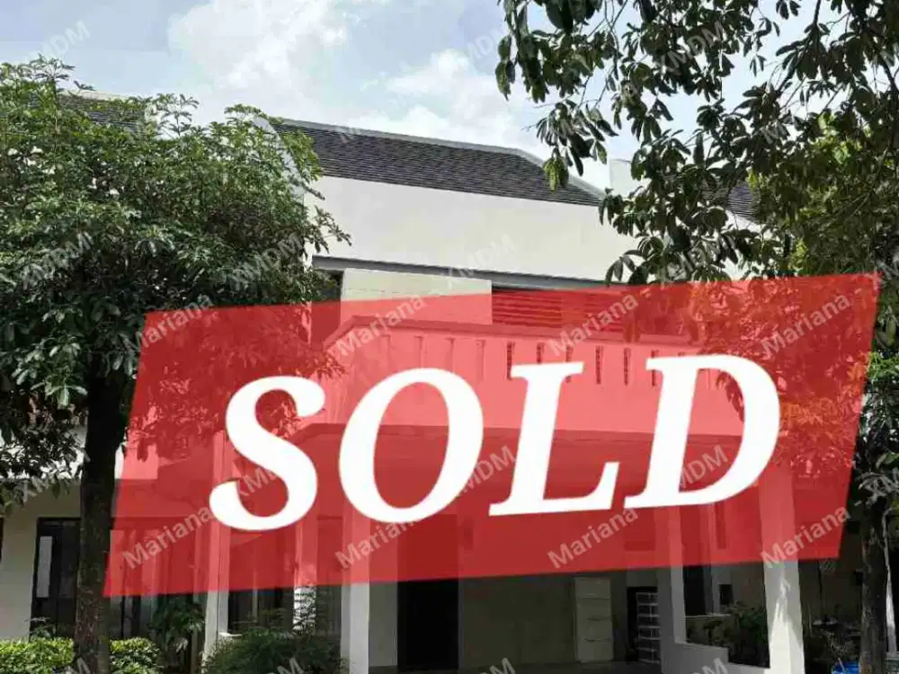 TURUN HARGA! INTERIOR RUMAH RAPI  DI CLUSTER EMINENT BSD