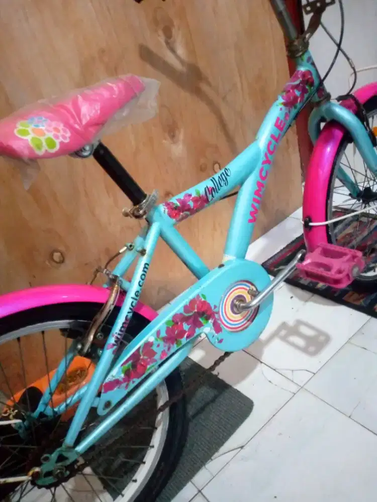Sepeda anak wimcycle msh bgs.normal.siap pakai