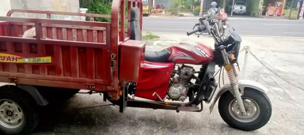 Gajah app KTM 200 CC, motor roda3 viar buat angkutan usaha Oke roda 3.