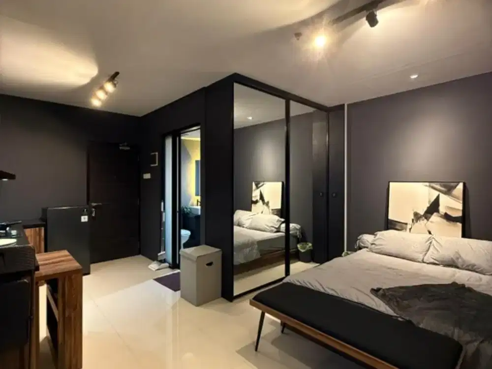 FOR rent apartment cantik studio bigsize New renov