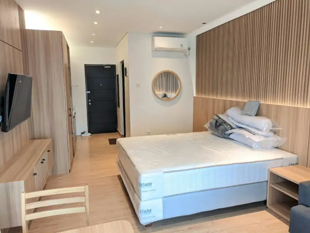 FOR Rent Apartemen studio cantik murah dan strategis