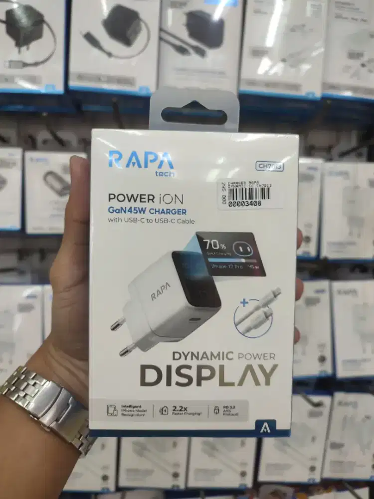 Charger Rapa Tech GaN 45W Power Ion CH7013