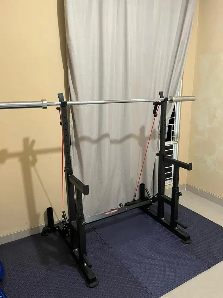 Squat Rack dan Stik bar 180cm