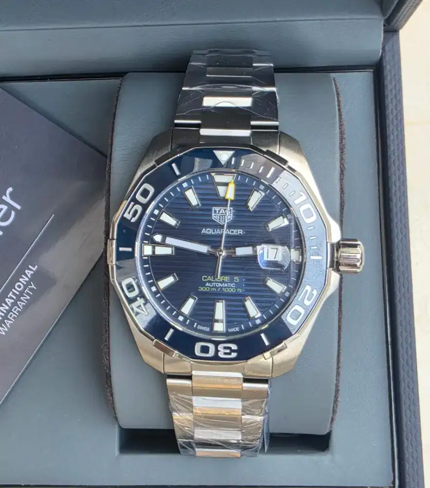 TAG Heuer Aquaracer WAY201B.BA0927 Automatic Blue Dial Mens Watch