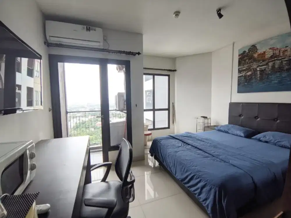Murah disewakan apartemen studio full furnis, nyaman & strategis nego