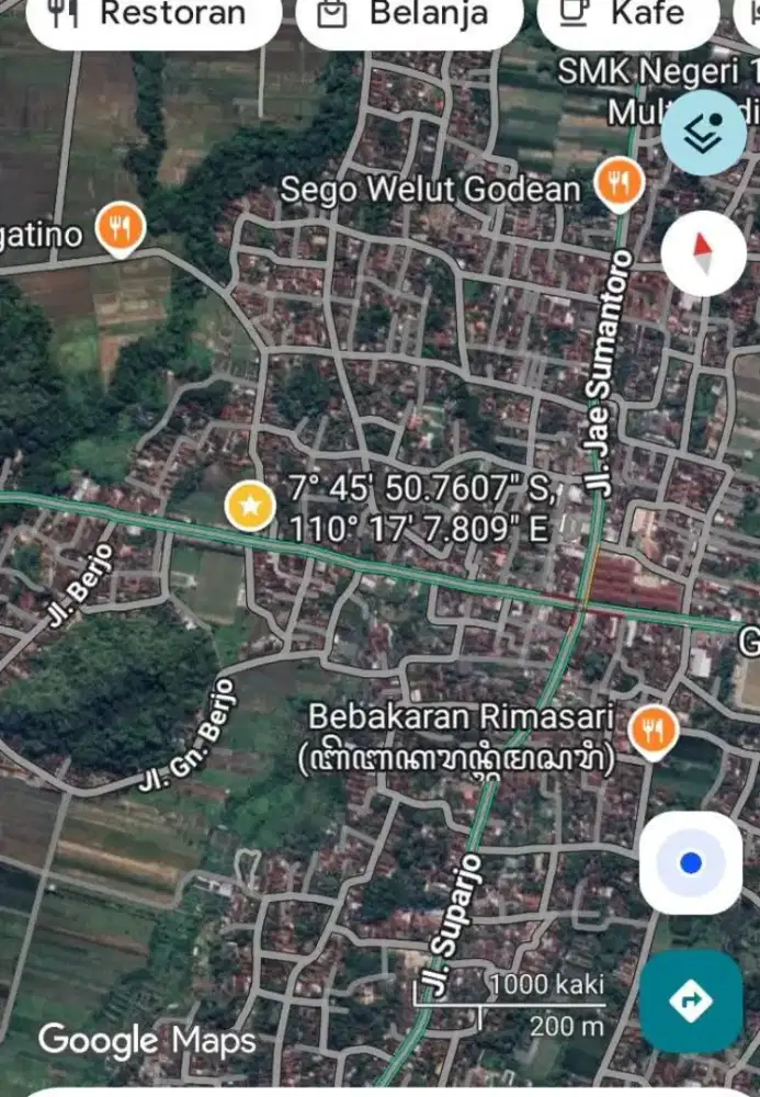 Tanah Pekarangan dijual