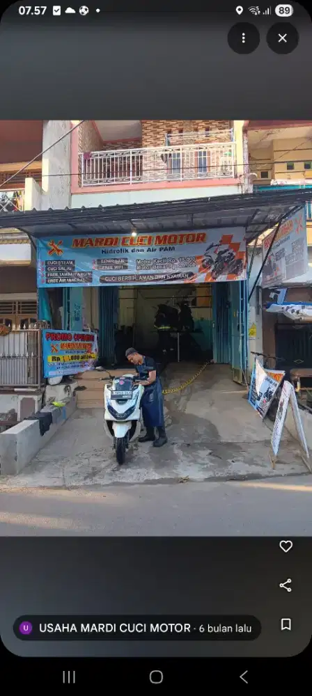 DICARI TUKANG CUCI MOTOR BERPENGALAMAN, CADANGAN/HARIAN