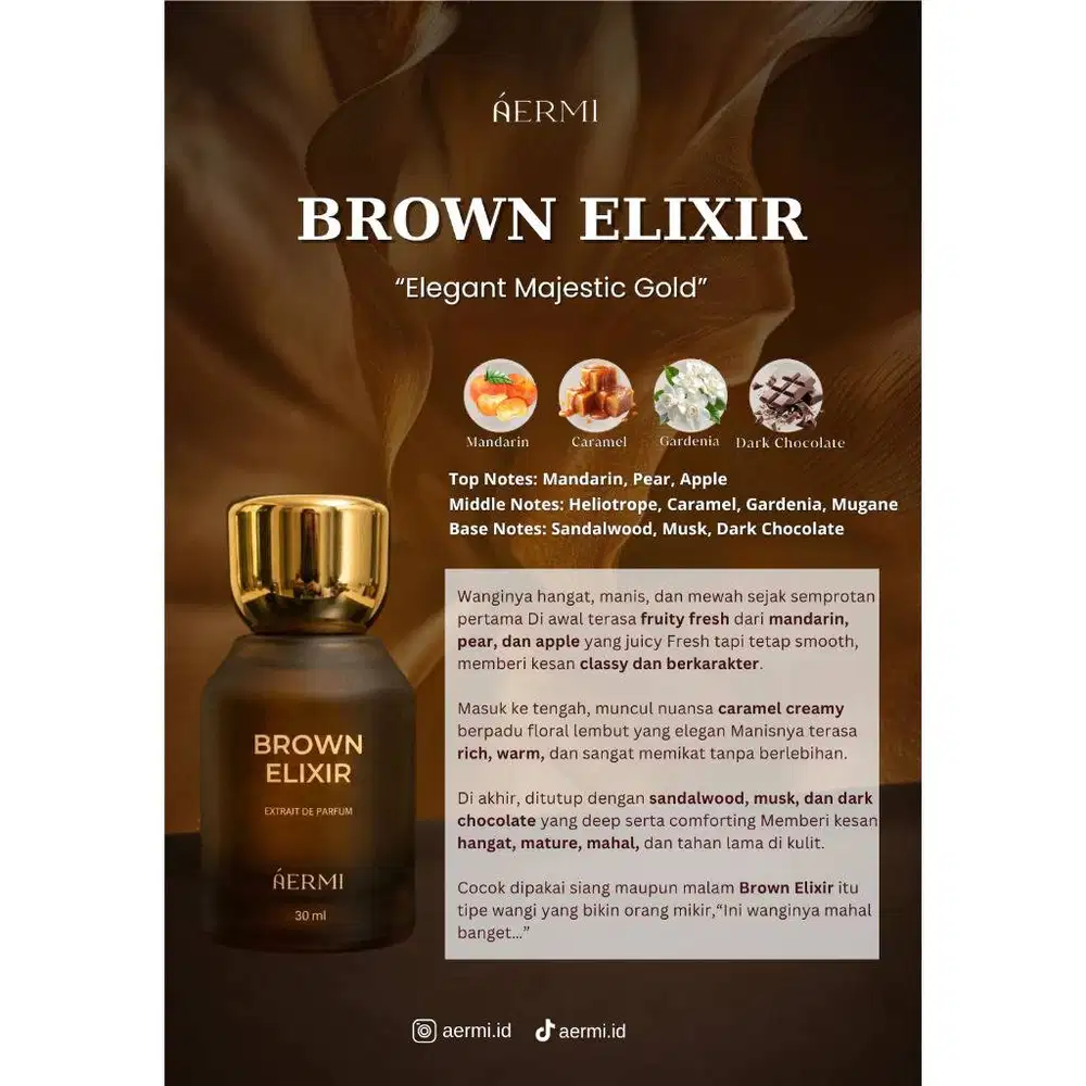 Parfum Tahan 12 Jam - AERMI Brown Elixir