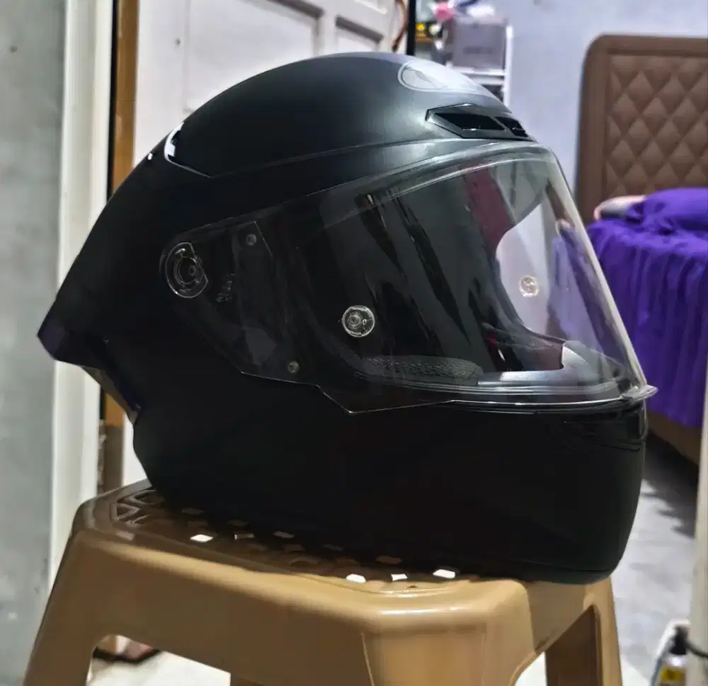 Helm KYT TT Course Hitam Doff