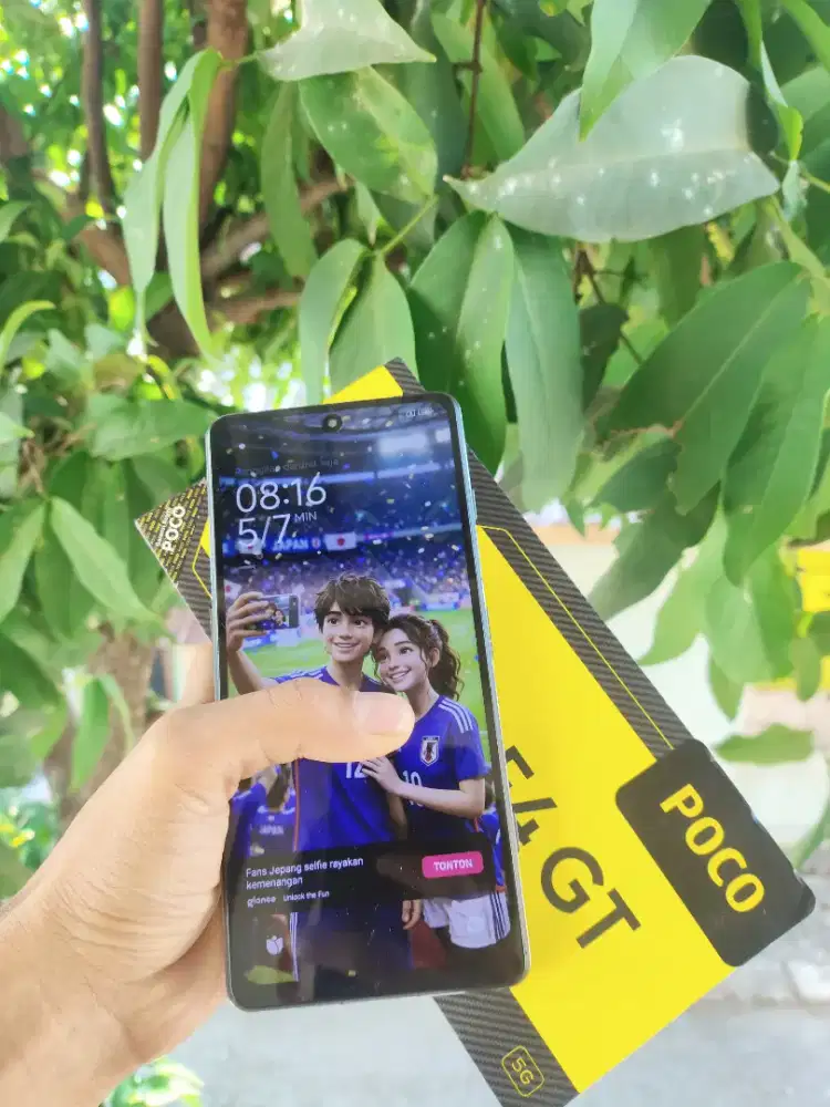 Poco F4gt 5G Cyber Yellow
Ram 12/256
Fullset
Lecet pemakaian