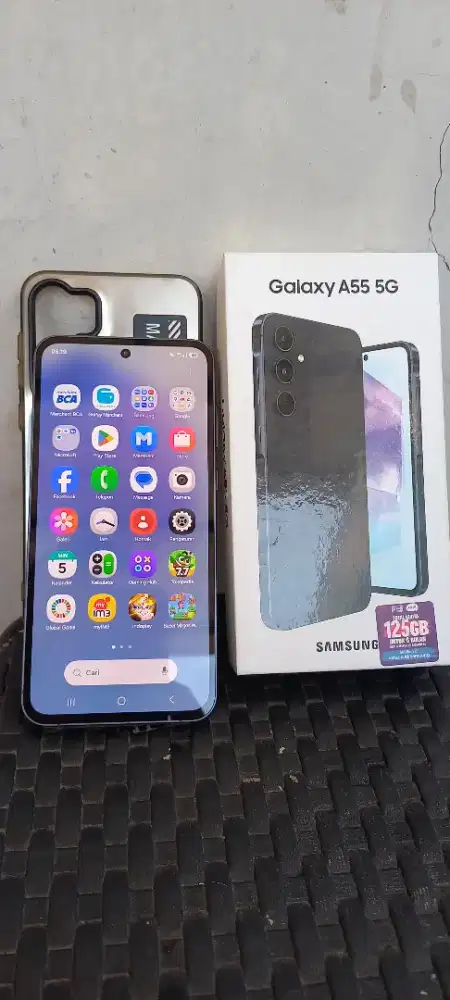 Samsung A55 5G ram 8/256 mulus lengkap ex sein
