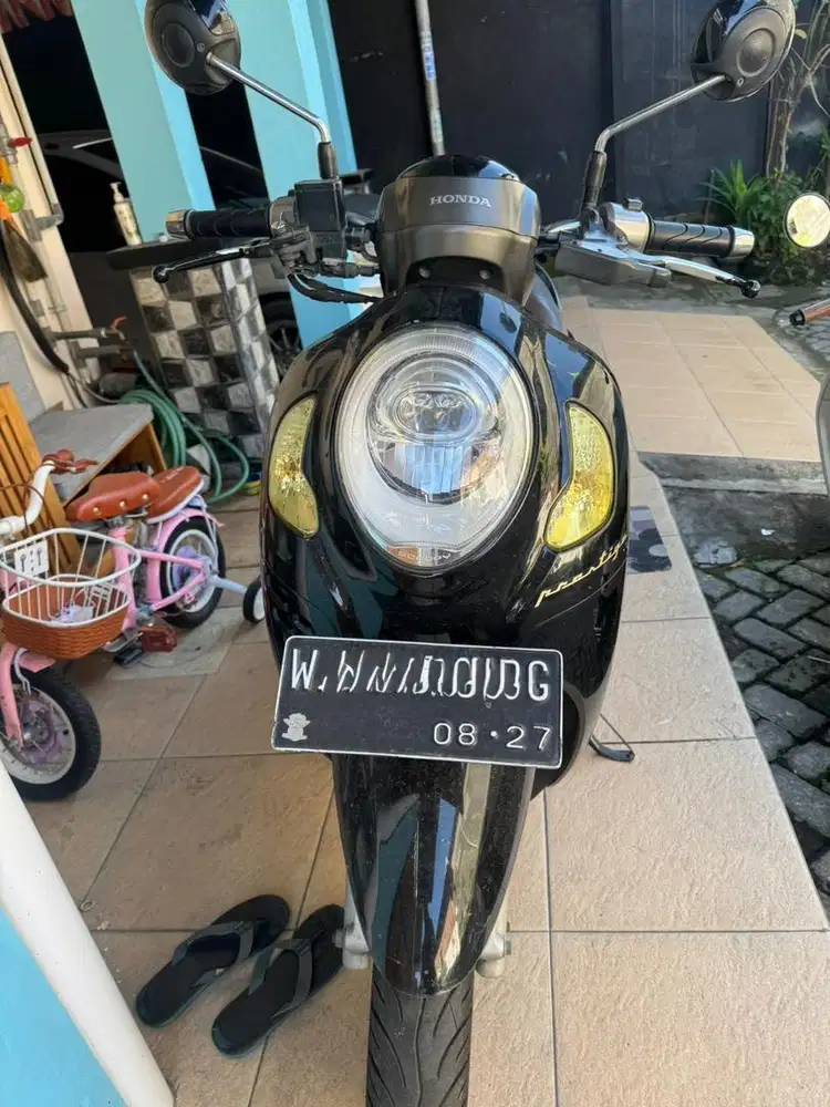 Jual Scoopy Prestige Black - Lengkap, Pajak Jalan, Sangat Terawat