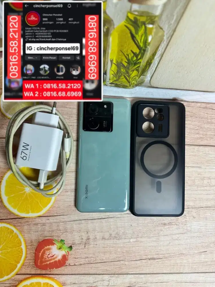 Jual hp Xiaomi 13T 5g 12/256 normal jaya segel siap pakai