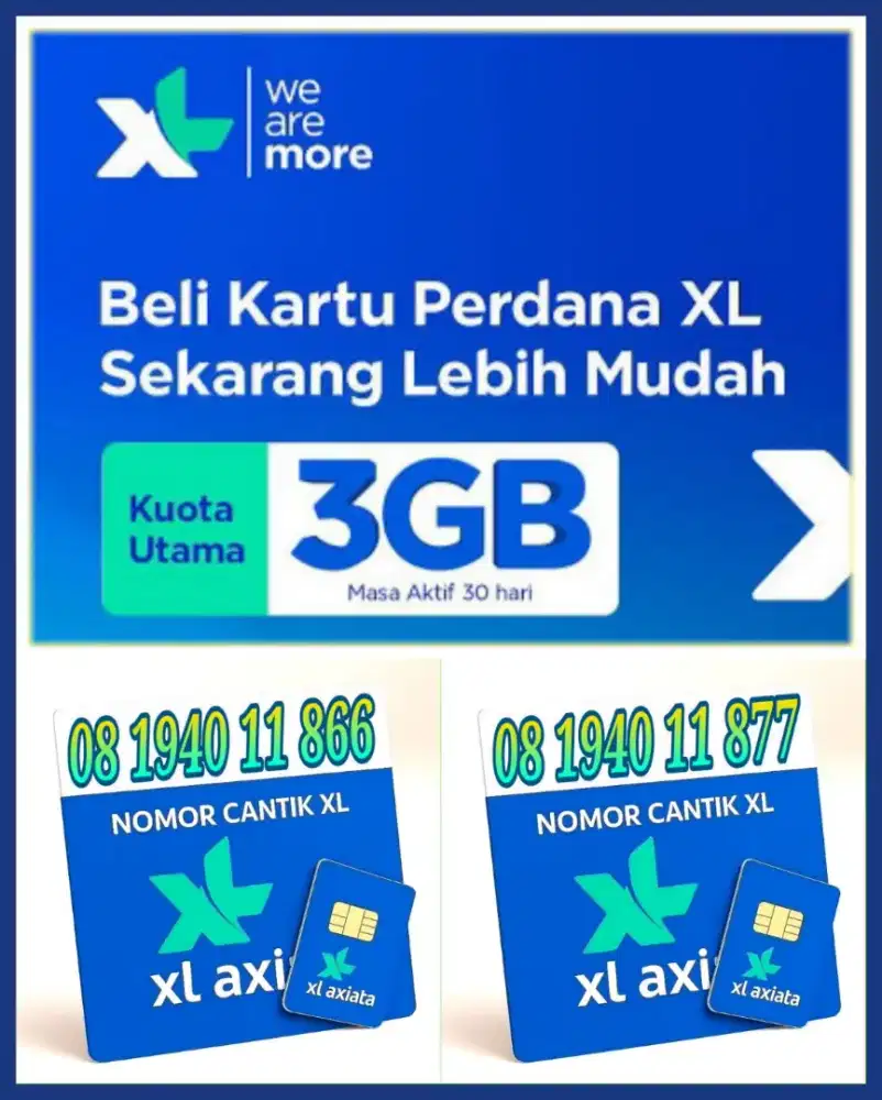 Perdana XL 11Digit Kouta 3Giga
