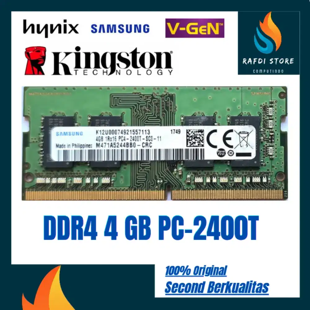 Ram Laptop Ddr4 4 GB PC2400T