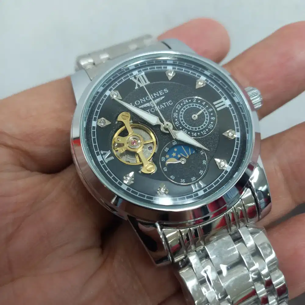 Jam tangan rantai pria longinee