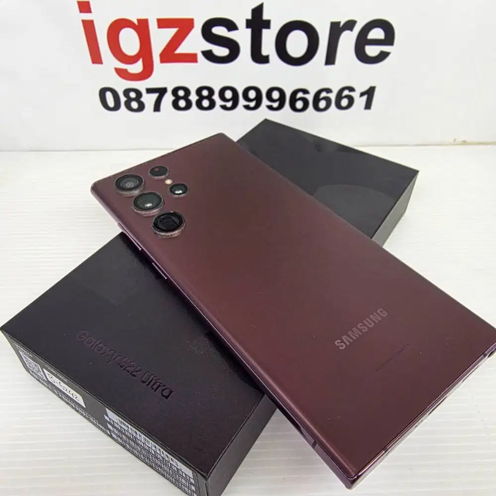Samsung S22 Ultra Burgundy (B) 12/256  FULLSET MULUS