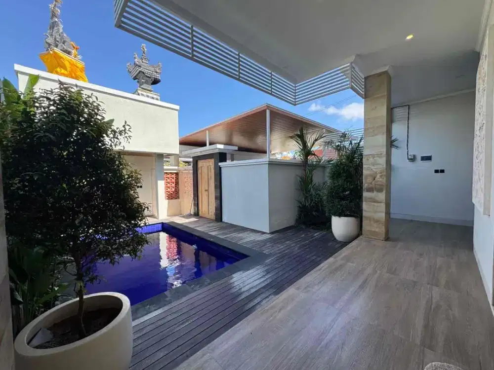 Disewakan Brand New Villa View Sawah Di Jalan Tukad Bilok Sanur