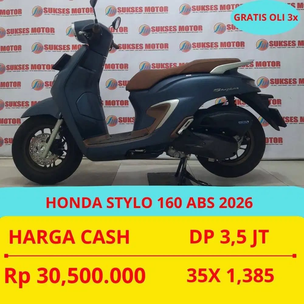 HONDA STYLO 160 ABS 2026 DP MURAH 3,5 JUTA GUYS