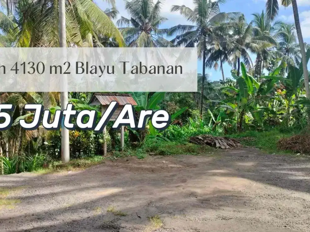 SALE Tanah Zona Kuning Tepi Sungai Umabian