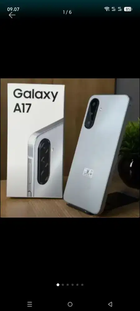 Samsung A17 ram 8/128 full set garansi