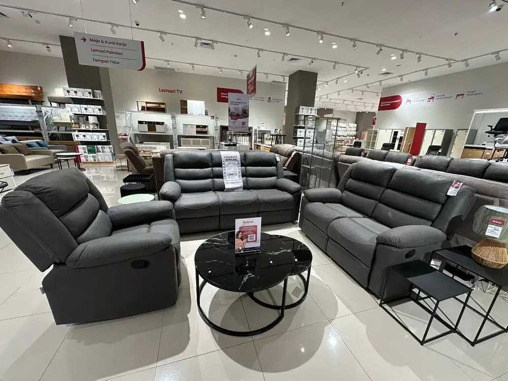 Jual Cepat Cuci Gudang Sofa Set Recliner