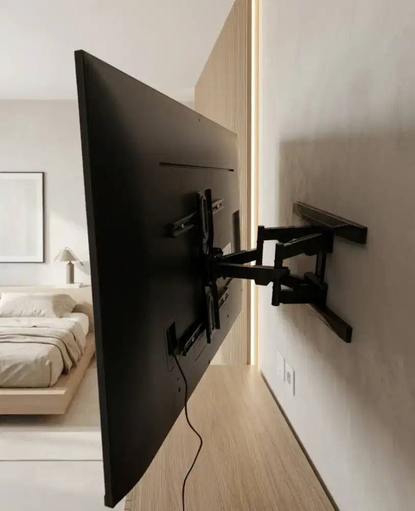 Jual bracket tv & pemasangan swivel standar