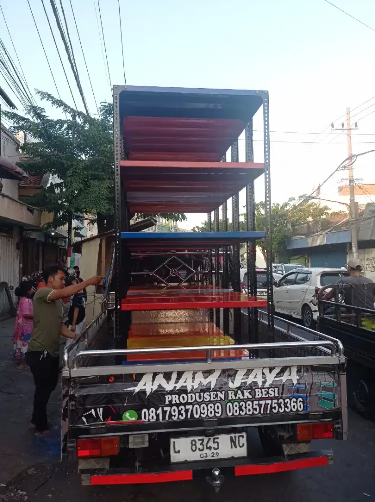 Rak besi rak gudang harga grosir