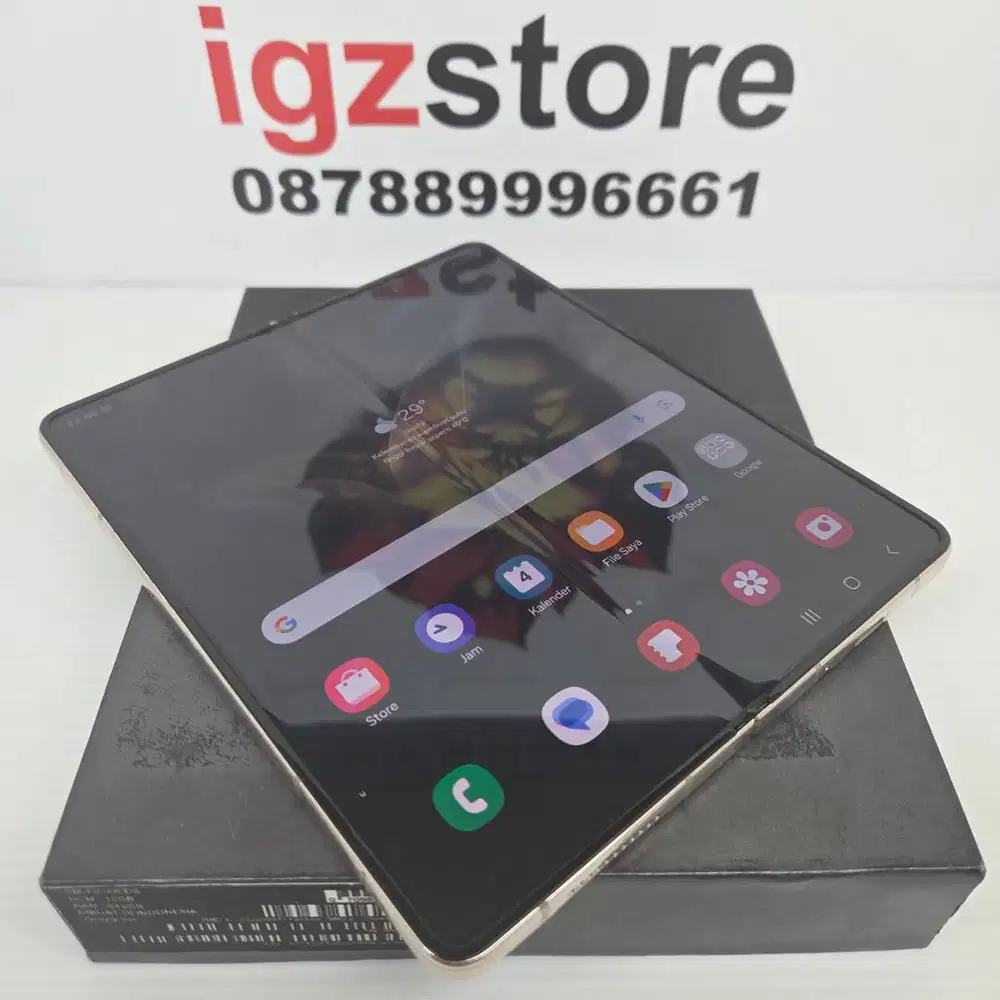 SIAP COD MULUS : Samsung Z Fold 4 Beige Gold Mulus Minus FULLSET
