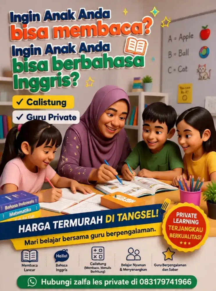 Les private termurah