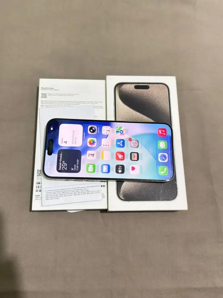 Iphone 15 Promax 512 iBox Silver Titanium