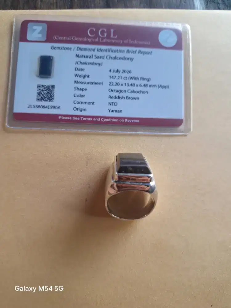 NATURAL SARD CHALCEDONY / YAMAN WULUNG.