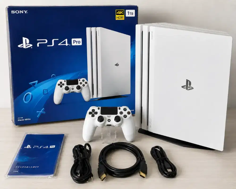 PS4 Pro 1TB putih (Second)
