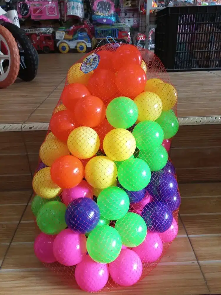 mainan anak mandi bola isi 100pcs