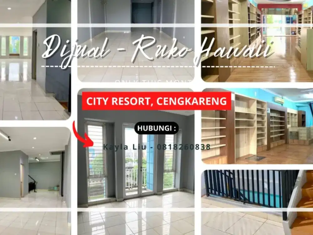 Ruko City Resort Cengkareng Dekat Mall Taman Palem, Rs Tzu Chi