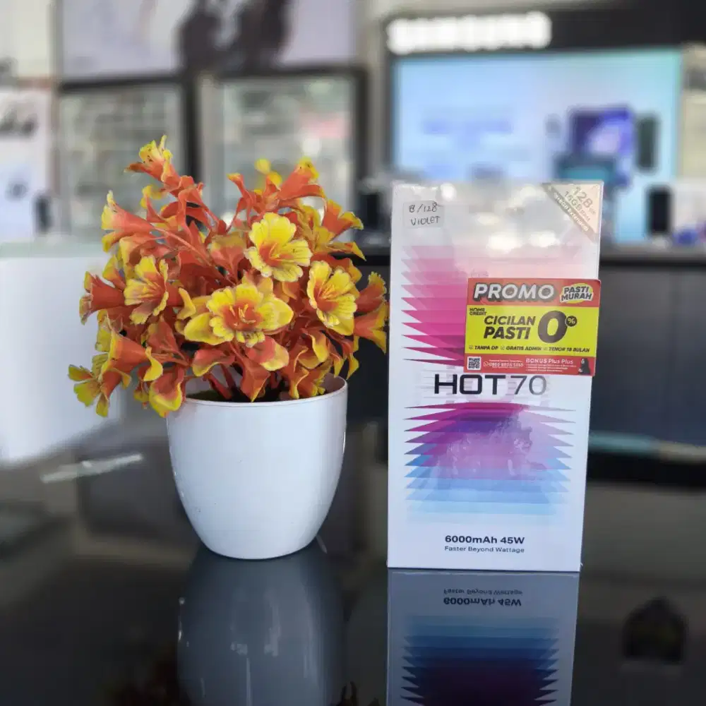 Ready hp Infinix hot 70 spek mewah penyimpanan besar cuma 2jutaan 