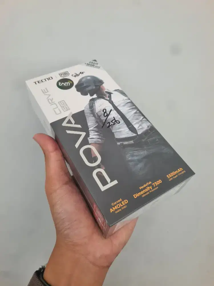 Tecno Pova Curve 5G 8/256 new Layar lengkung