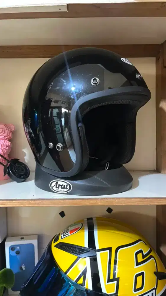 ARAI CLASSIC MOD BLACK GLOSS SNI