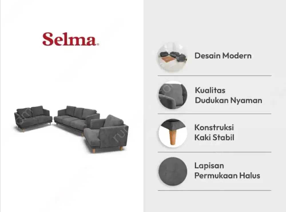 SOFA SET ZUKO SELMA