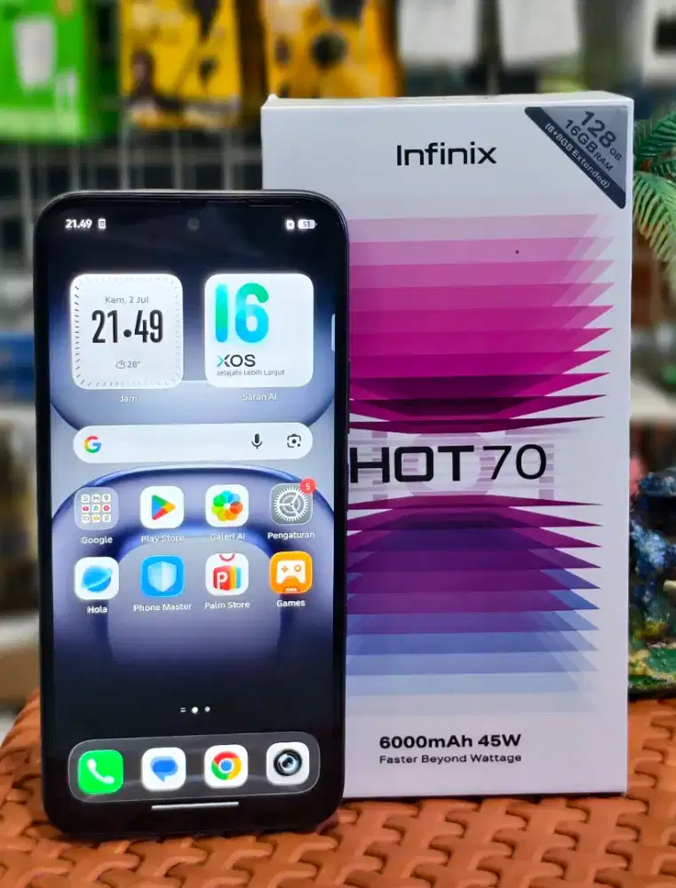 INFINIX HOT 70 || 8/128 || SECOND / BEKAS