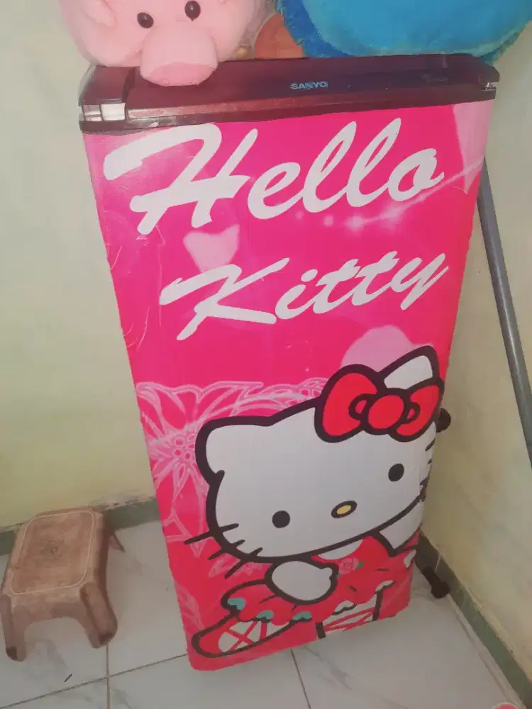Kulkas sanyo beauty slim kondisi rusak tidak dingin