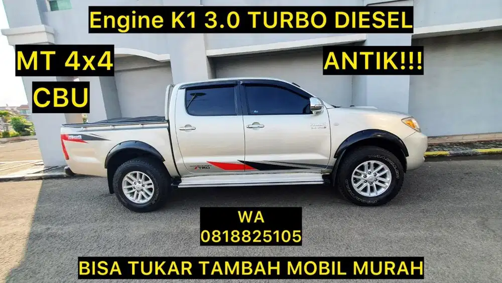 TOYOTA HILUX DOUBLE CABIN G 4x4 3.0 MANUAL 2006 (CBU)