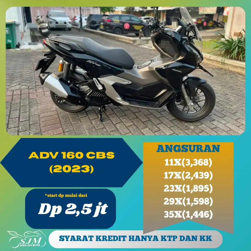 HONDA ADV 160 CBS 2023 MESIN HALUS