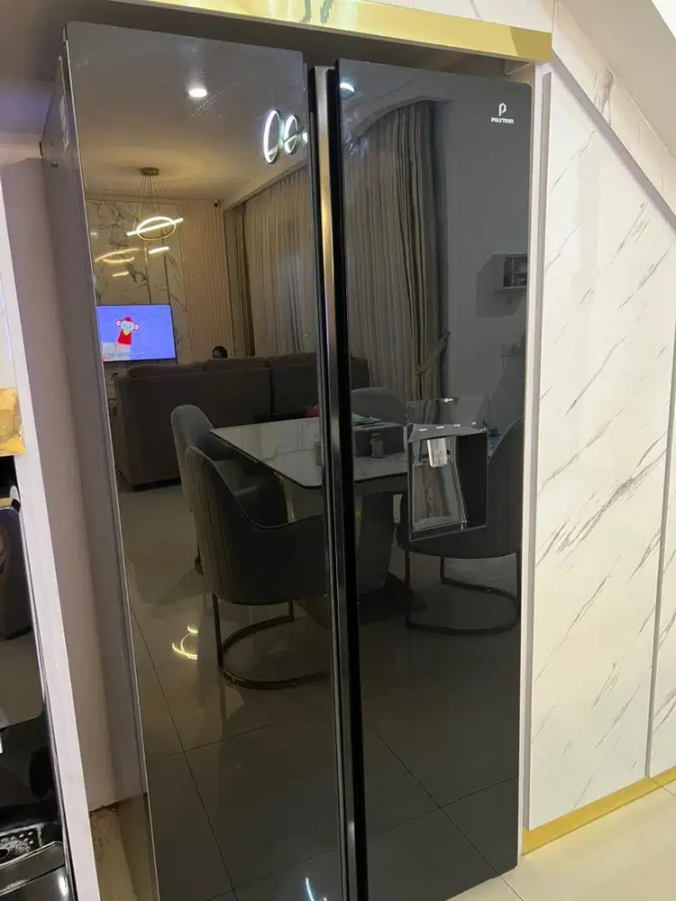 Dijual Kulkas Polytron PRS 480 2 Pintu Side by Side Masih Bagus